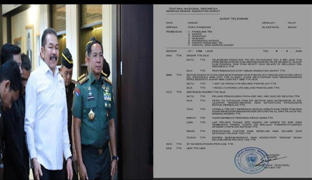 TNI Kerahkan Pasukan Untuk Pengamanan Kantor Kejaksaan, Buntut Kasus Pengepungan Oleh Oknum Brimob?