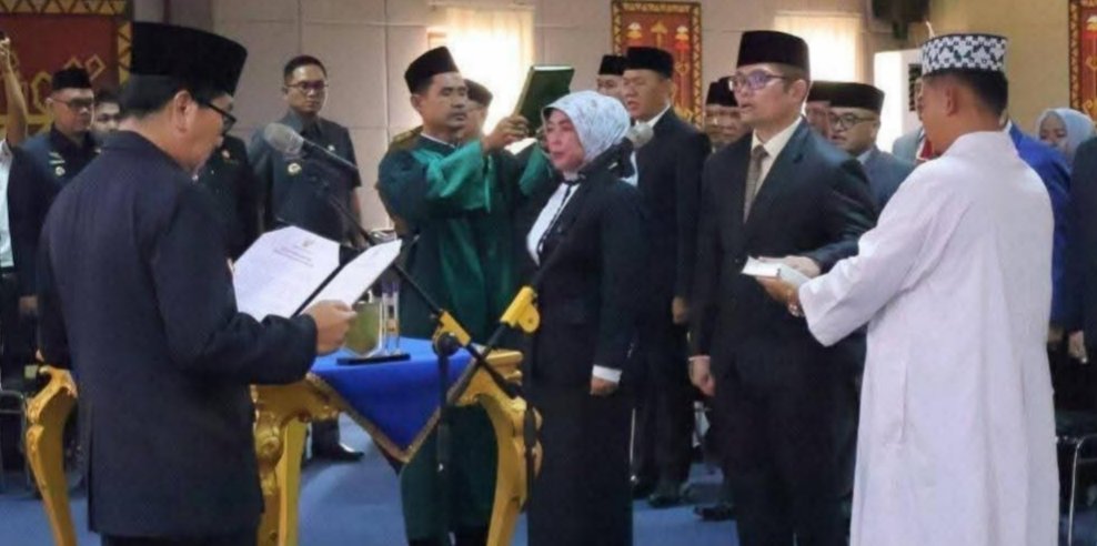 Hamartoni Lantik 17 Pejabat Pimpinan Tinggi Pratama, 6 OPD Masih Lowong