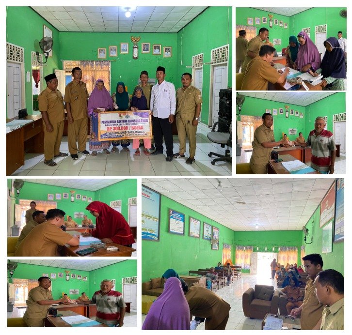 Pemerintah Tiyuh Bujung Sari Marga Membagikan BLT DD Tahap 3, Tahun 2025.