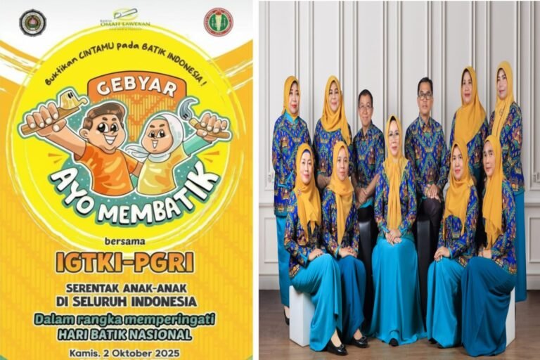 *IGTK-PGRI Provinsi Lampung Meriahkan Hari Batik Nasional dalam Acara Lomba Membatik