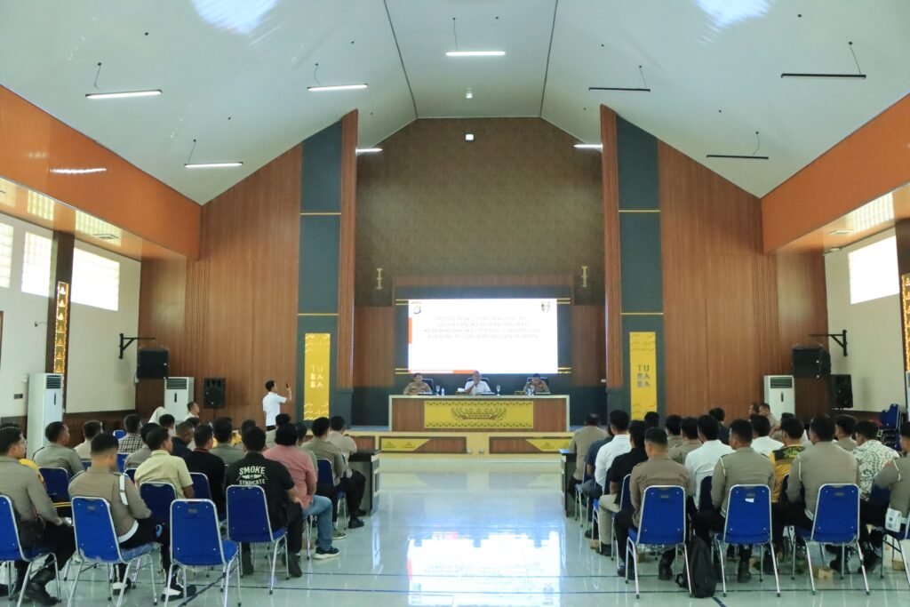 Bid Propam Polda Lampung Polda Lampung Laksanakan PPL dan Pemuktahiran Data Catpers di Polres Tulang Bawang Barat dengan 2 Polres Lainnya
