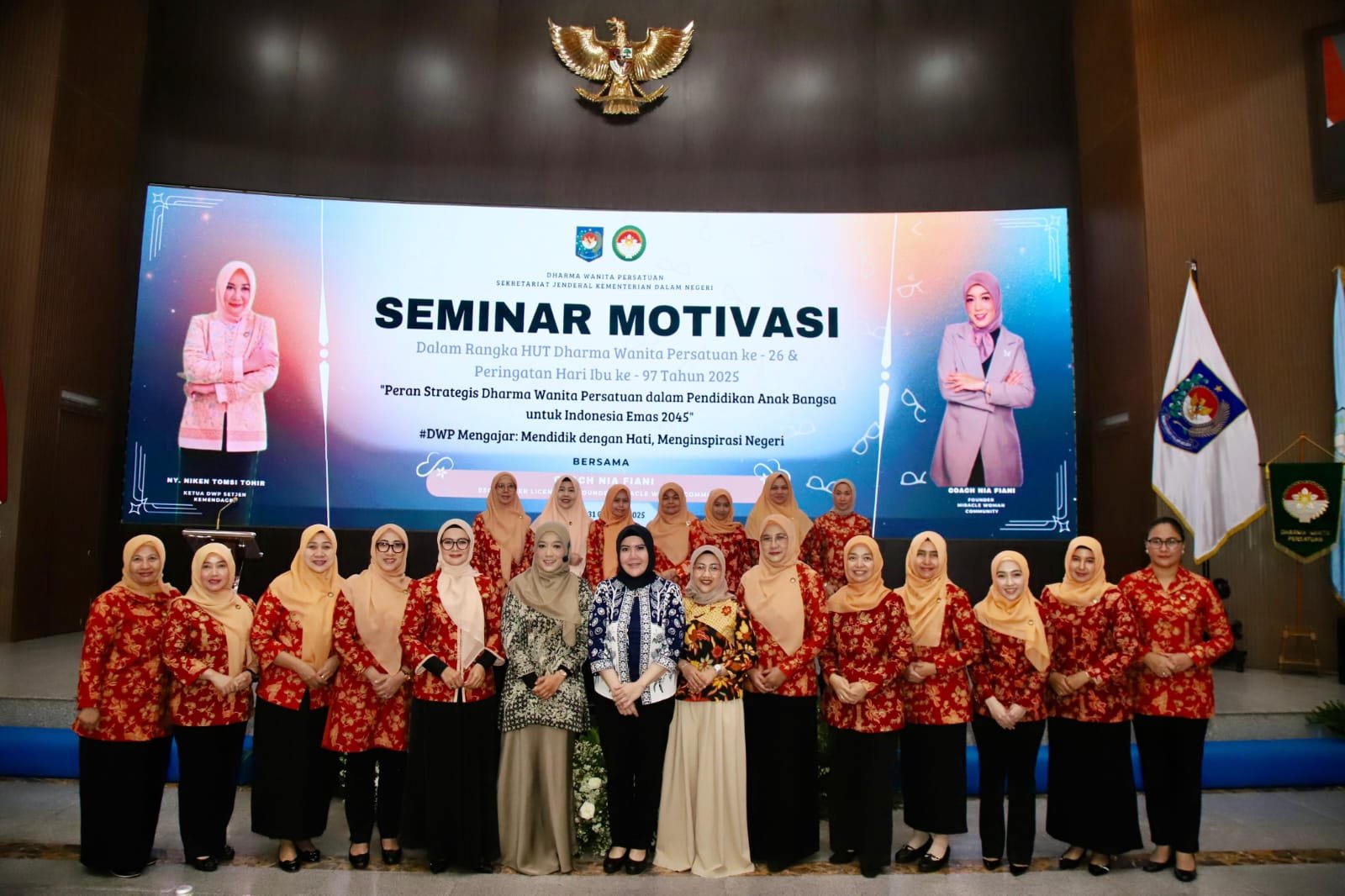 *Peringati HUT Ke-26 DWP dan Ke-97 Hari Ibu, DWP Kemendagri Gelar Seminar Peran Strategis Membangun Anak Bangsa*