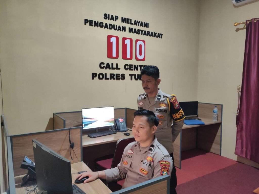 Pelayanan Call Center 110 Polres Tulang Bawang Barat Siap Layani Masyarakat.