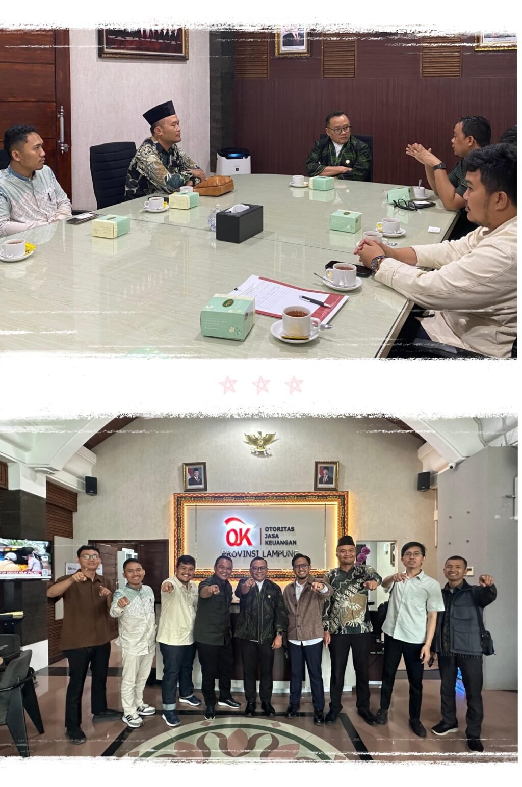 HIPMI Syari’ah Lampung Audensi ke OJK Lampung.