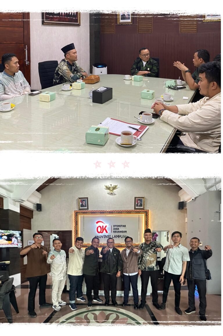 HIPMI Syari’ah Lampung Audensi ke OJK Lampung.