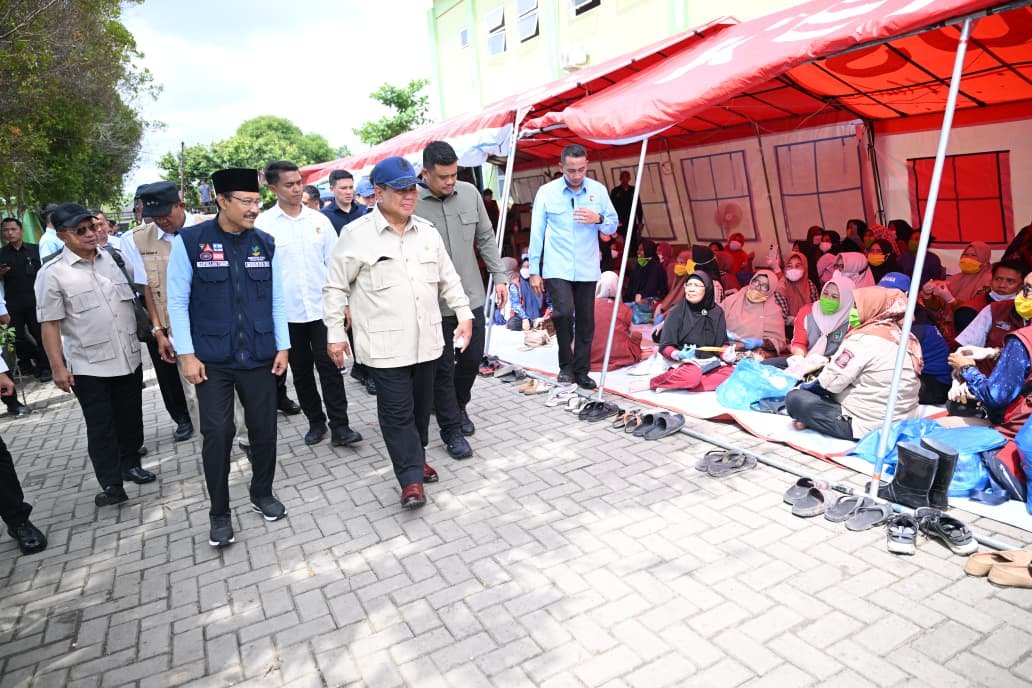 *Presiden Prabowo Didampingi Mendagri Tinjau Banjir Langkat, Fokus Pemulihan Warga*