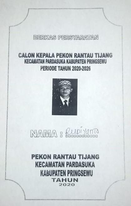 Adanya Perbedaan Nama Dalam Ijasah Kakon Rantau Tijang Diduga Gunakan Ijasah Milik Orng Lain.