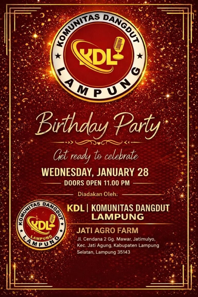 Anniversary Komunitas Dangdut Lampung (KDL) Yang Ke-2  di Cafe Jati Agro Fram.