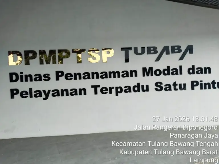 Belanja Cleaning Service DPMPTSP Tubaba Pada Nusantara Grup Tahun Anggaran 2025 Diduga Fiktif.