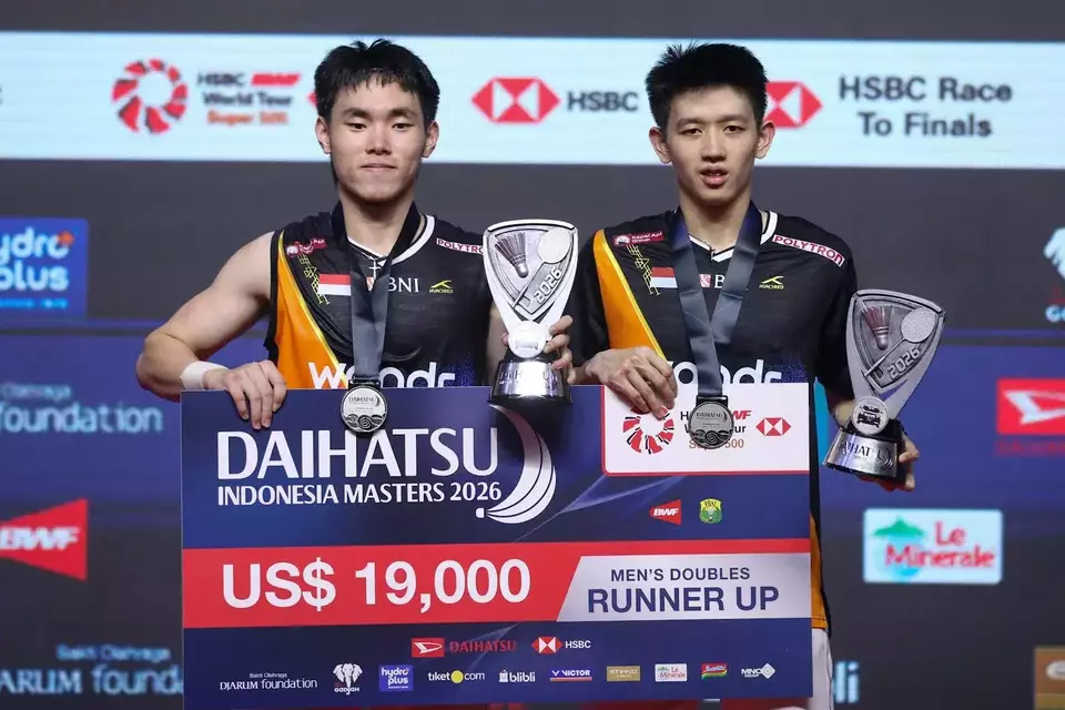 Debut Apik Raymond/Joaquin di Indonesia Masters 2026