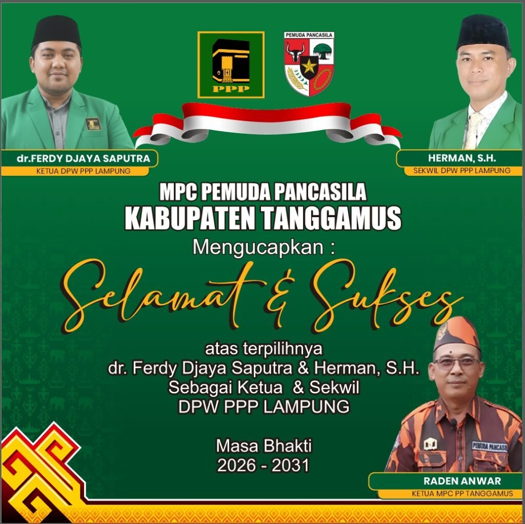 Pemuda Pancasila Tanggamus Beri Dukungan Penuh untuk Dr. Ferdy dan Herman Pimpin P3 Lampung, Harap Bawa Angin Segar!