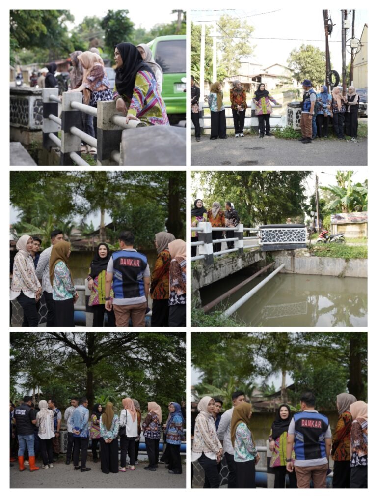 Walikota Bandar Lampung Eva Dwiana Tinjau Saluran Irigasi di Tanjung Senang, Antisipasi Banjir Saat Curah Hujan Meningkat.