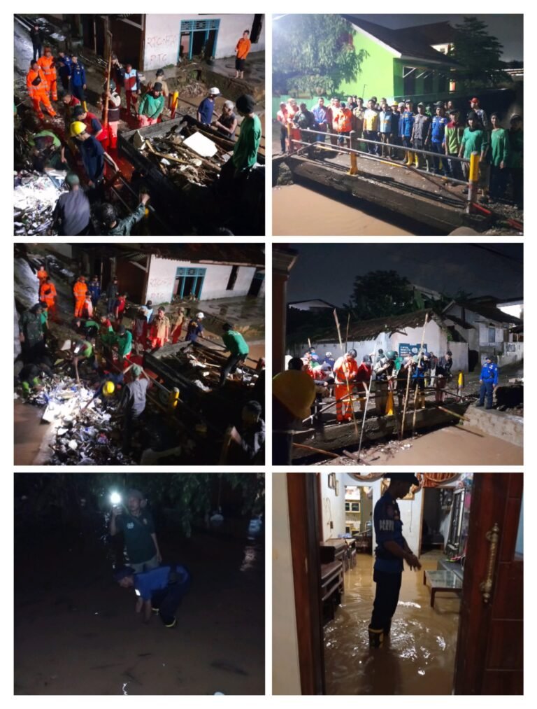 Satgas Gabungan Kota Bandar Lampung Gerak Cepat Tangani Dampak Hujan Lebat.