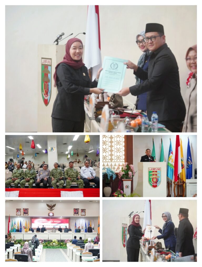 *Paripurna DPRD Lampung Tetapkan Rekomendasi LHP BPK, Fokus Perbaikan Kinerja dan Akuntabilitas Pemprov Lampung*