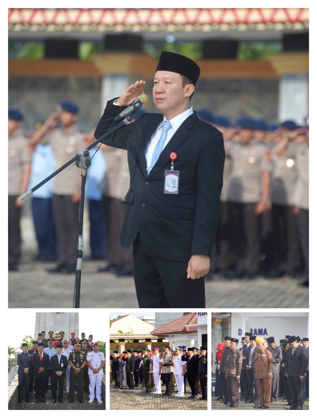 *Upacara Ziarah di TMP Warnai Peringatan Hari Jadi ke-62 Provinsi Lampung*