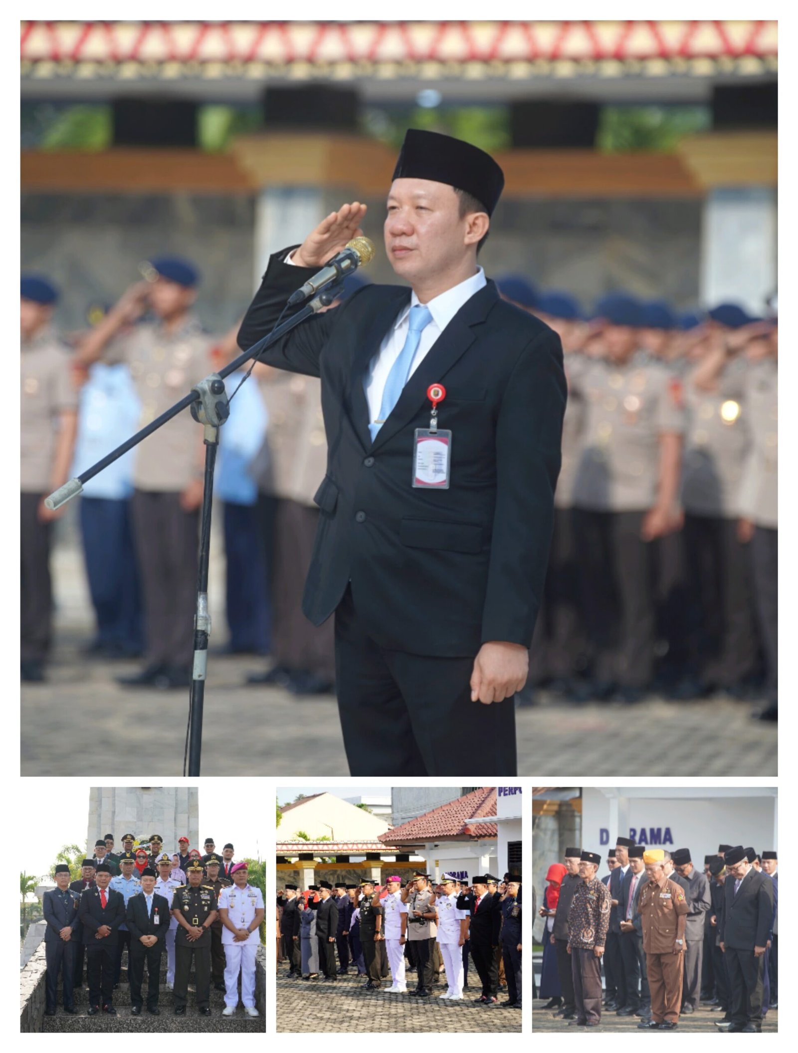 *Upacara Ziarah di TMP Warnai Peringatan Hari Jadi ke-62 Provinsi Lampung*