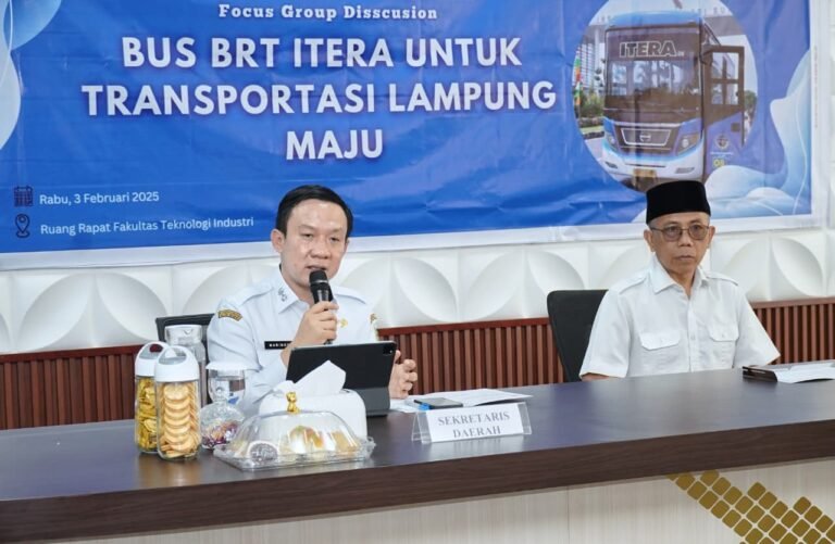 Pemprov Lampung Dorong Bus BRT Itera Jadi Proyek Percontohan Transformasi Transportasi Publik