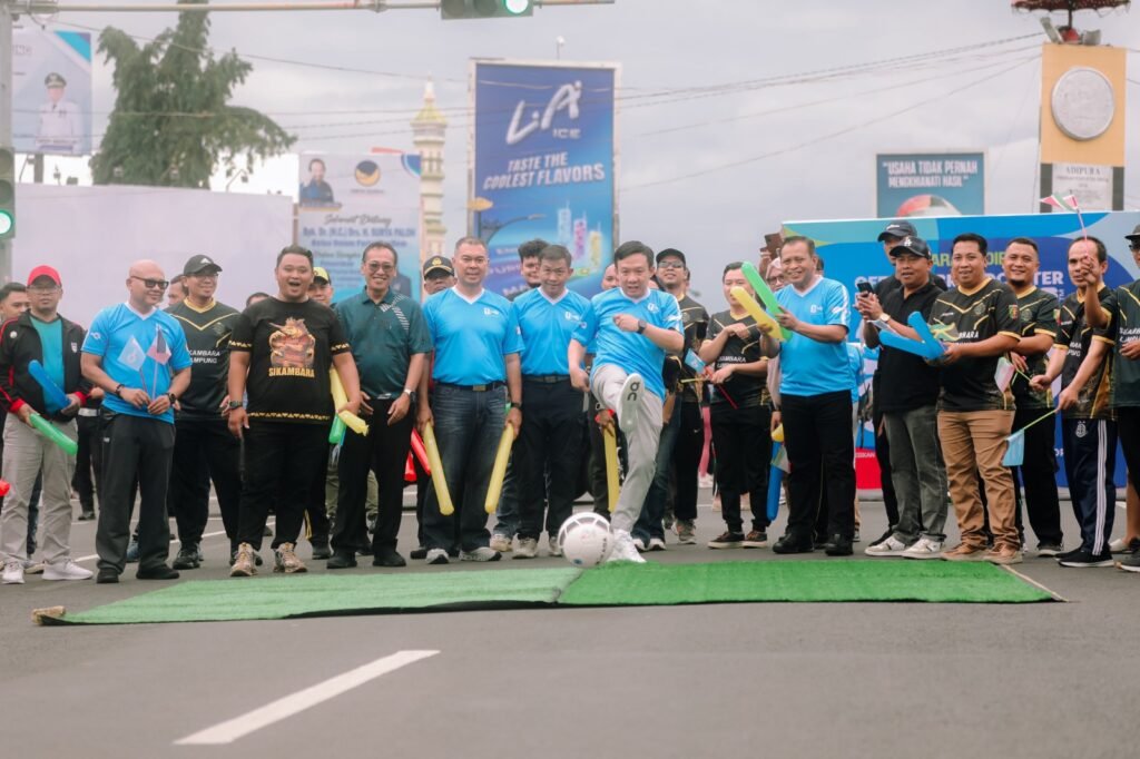 Sekdaprov Marindo Kurniawan Lakukan Kick Off untuk Acara Siaran Piala Dunia 2026 yang Diselenggarakan TVRI Lampung