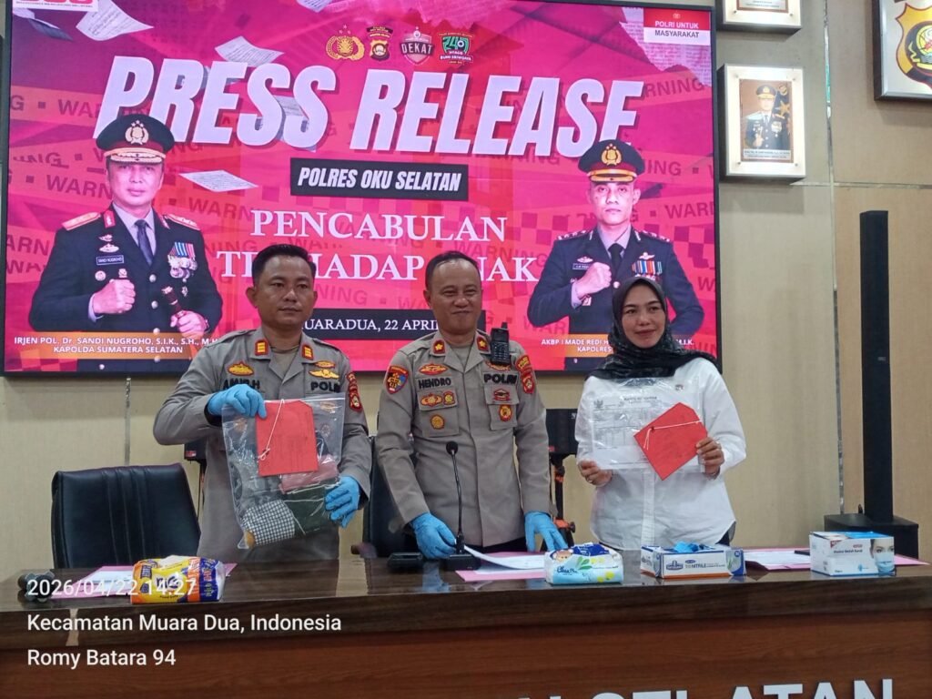 Kasus Persetubuhan Anak 9 Tahun di Oku Selatan Terungkap.