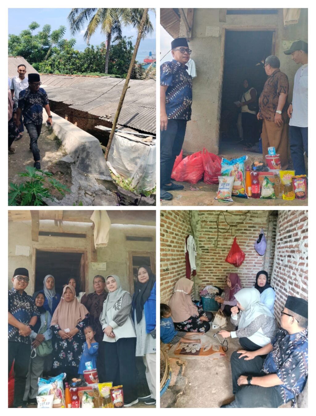 Respon Cepat Laporan Warga, Camat Panjang Pastikan Jaminan Pendidikan dan Usulan Bedah Rumah untuk Keluarga Siti Khodijah.