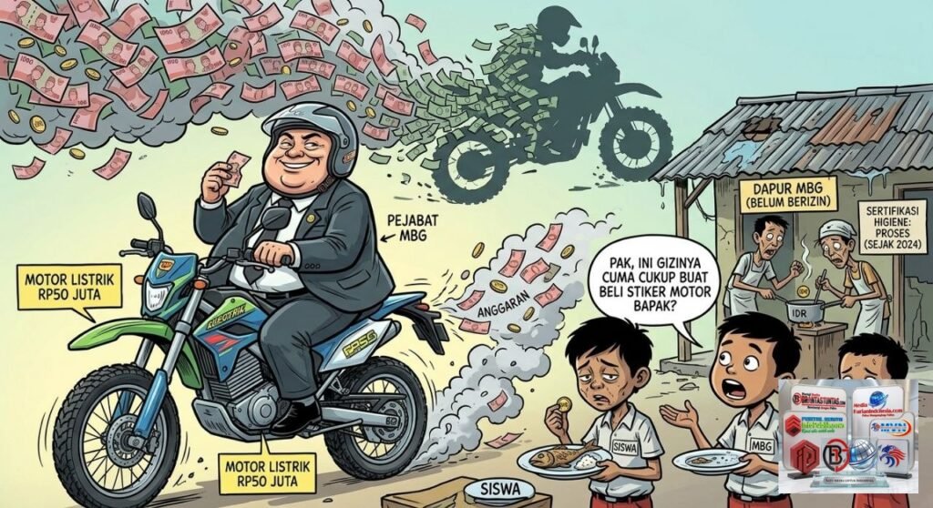 Mengurai Kontroversi Motor Listrik Seharga Rp42 Juta dan Kekacauan Izin Dapur Program Makan Bergizi Gratis