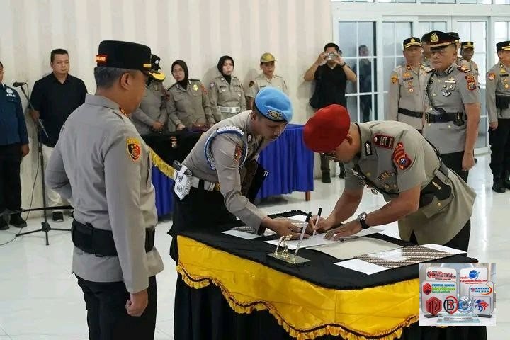 SERTIJAB PJU POLRES ASAHAN DAN PENYERAHAN JABATAN KAPOLSEK KOTA KISARAN