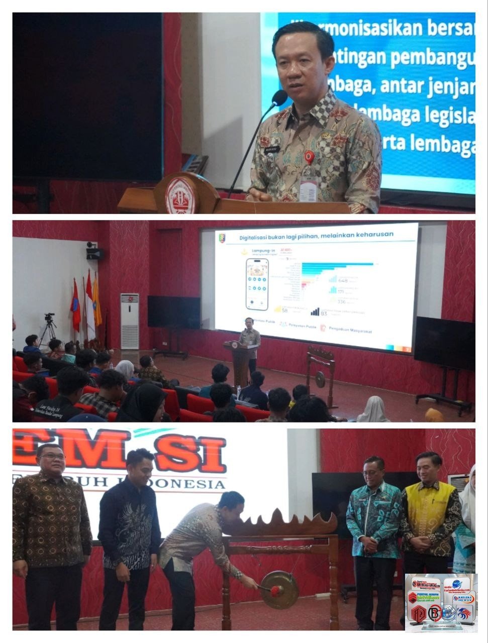 *Pemprov Lampung Ajak Mahasiswa Jadi Motor Transformasi Digital dan SDM Unggul*