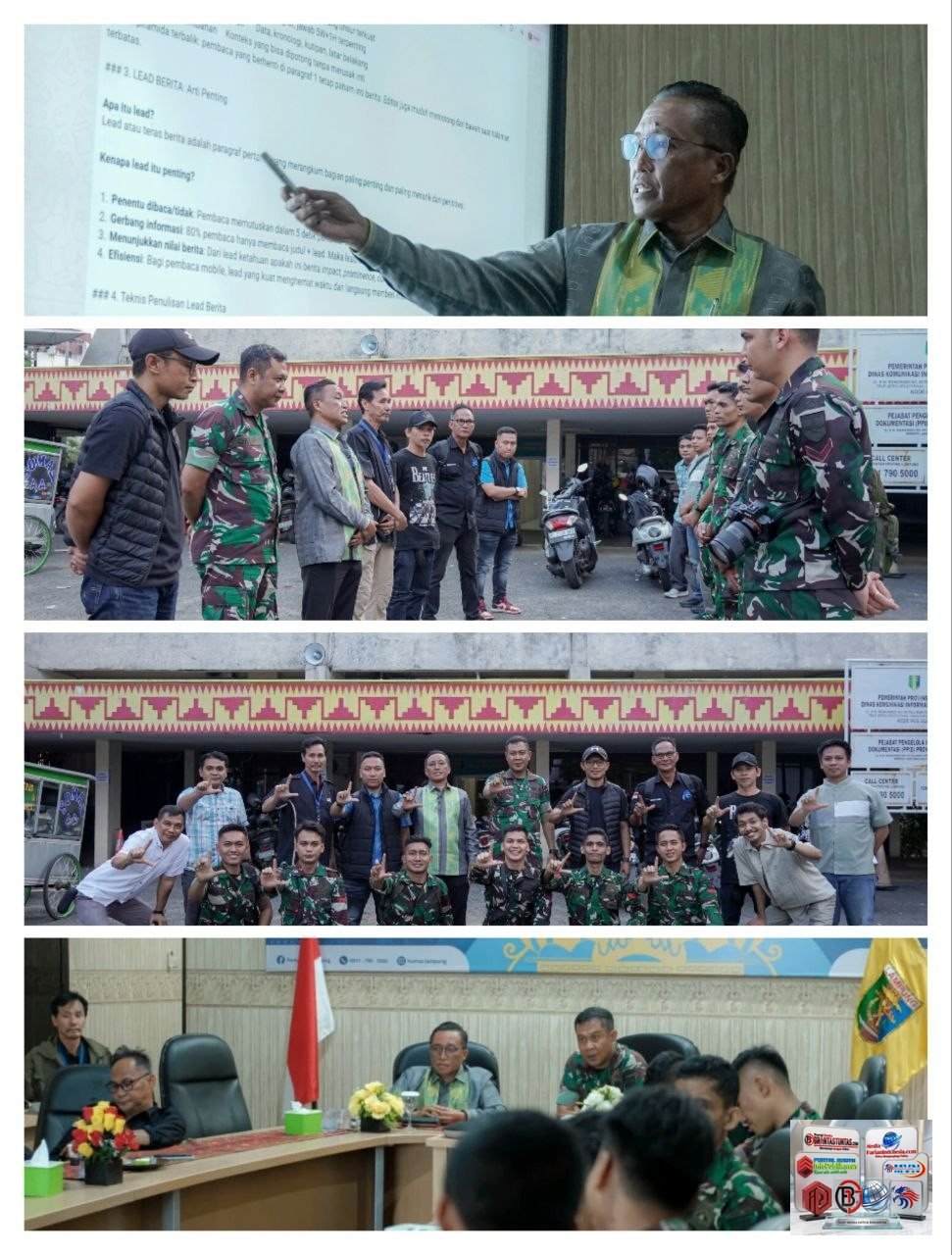 *Pemprov Lampung–Kodam XXI/Raden Intan Tingkatkan Kapasitas Bersama di Bidang Komunikasi Publik*