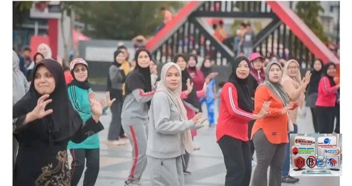 Semangat Kebersamaan Warnai Car Free Day di Alaman Bolak Padangsidimpuan