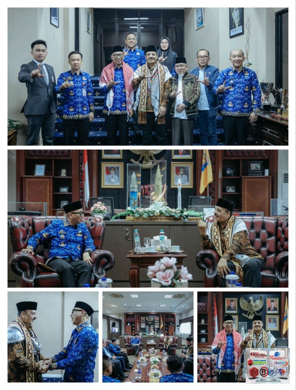 *Terima Dubes Palestina, Gubernur Mirza: Solidaritas Lampung Lahir dari Ketulusan*