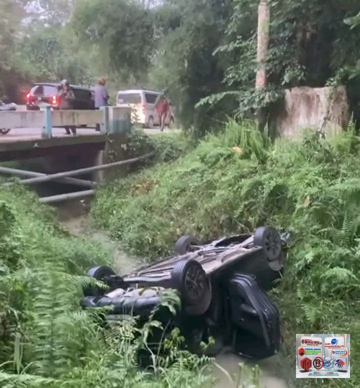Sedan Terjun ke Parit di Batang Kuis, Polisi Pastikan Bukan Aksi Begal.