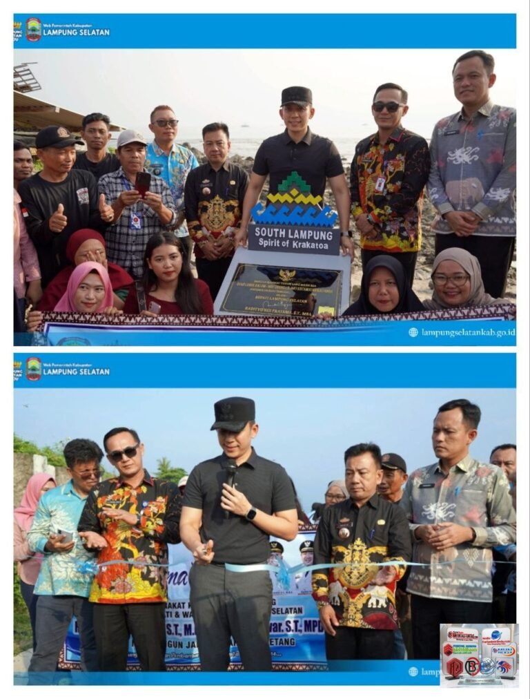 Resmikan Jalan Lubuk Dalam-Way Urang, Bupati Egi Dorong Wisata Kalianda dan Dongkrak Ekonomi Warga