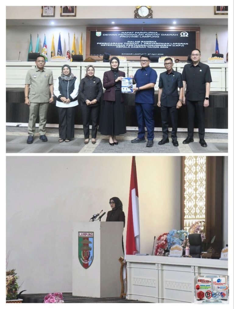 DPRD Lampung Gelar Rapat Paripurna Penyampaian LKPJ Kepala Daerah Tahun 2025