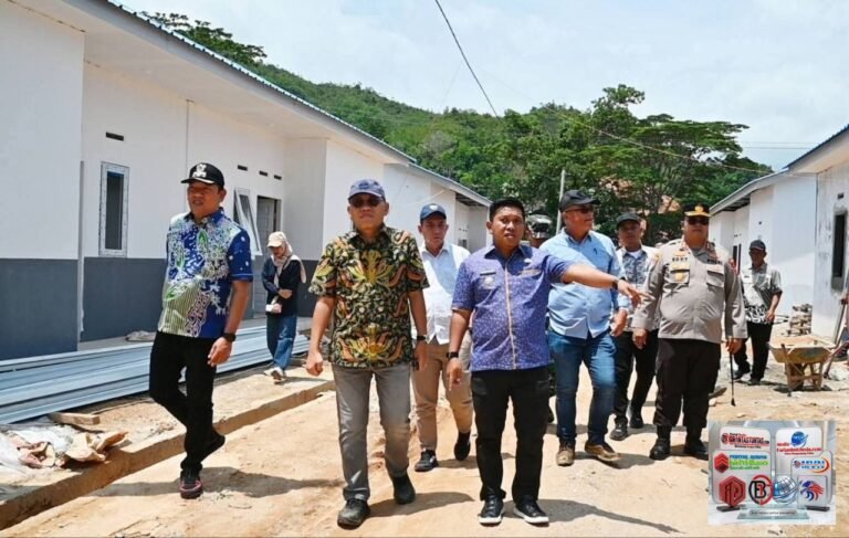 Pastikan Tepat Waktu, Wali Kota Sibolga Bersama Staf Ahli Menteri PKP RI Pantau Progres Huntap