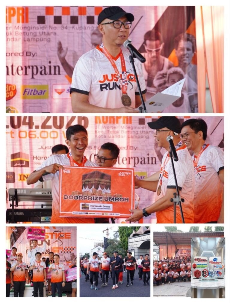 *Event Justice Run 2026, Pemprov Lampung Gaungkan Pembangunan Berkeadilan dan Akses Infrastruktur*