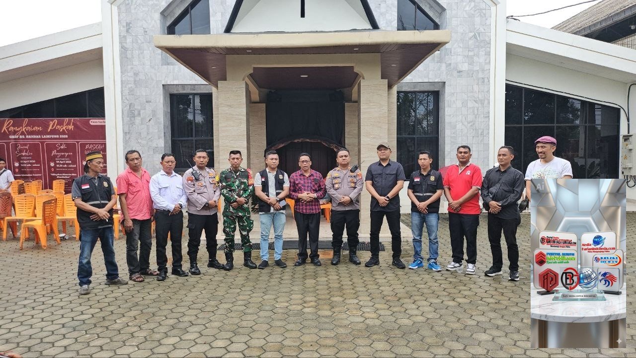 Wujud Toleransi, Sinergi Aparat dan Warga Amankan Ibadah Paskah di Tanjung Senang