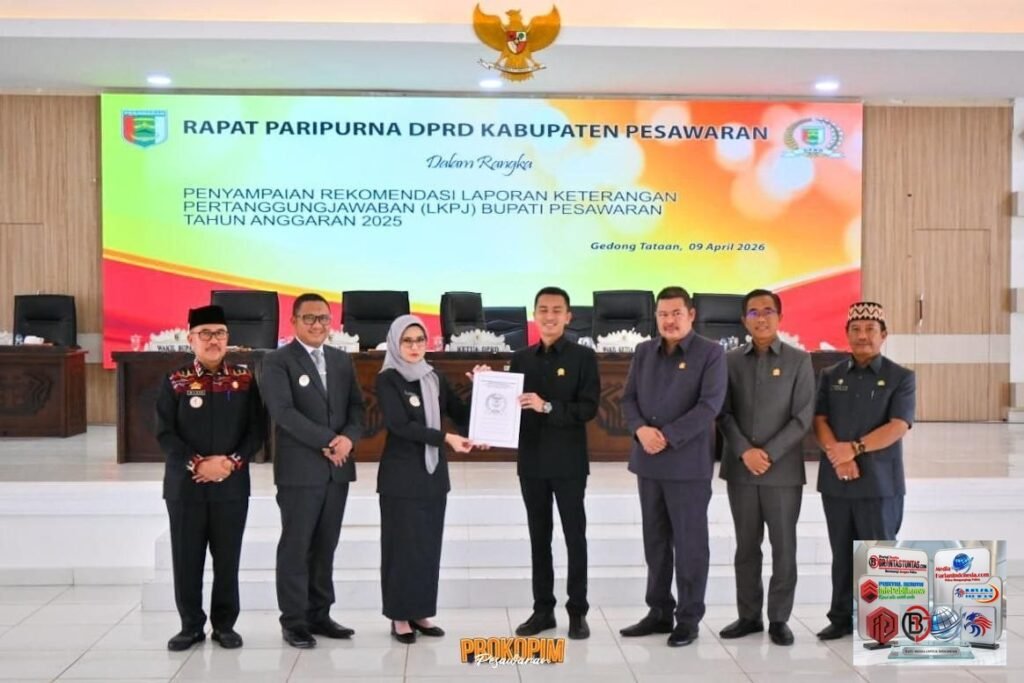 Rapat Paripurna DPRD Pesawaran Sampaikan Rekomendasi LKPJ 2025, Perkuat Evaluasi Kinerja Pemerintah
