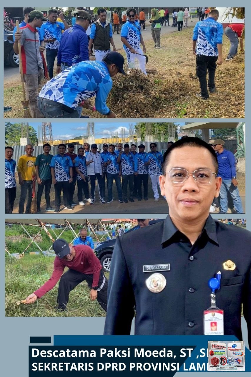 Sekretariat DPRD Lampung Ikuti Kegiatan Korve di PKOR Way Halim