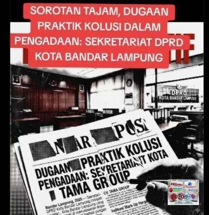 SOROTAN PENGADAAN DPRD BANDAR LAMPUNG: TEMUAN KETIDAKSESUAIAN HINGGA POLA PENYEDIA TUNGGAL