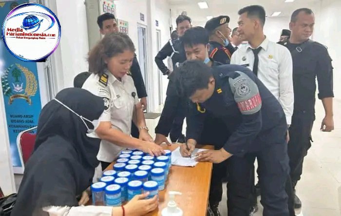 115 Pegawai dan 350 Napi Lapas Tanjung Gusta Medan Negatif Narkoba