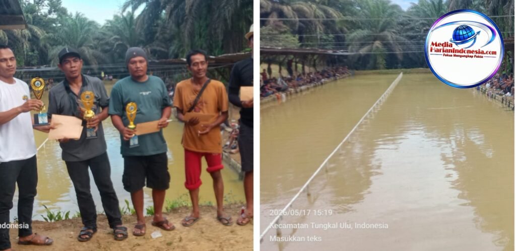Turnamen Mancing Sahabat Fishing Nur Kholis Meriah, Juara I Raih Ikan Seberat 1,58 Kg