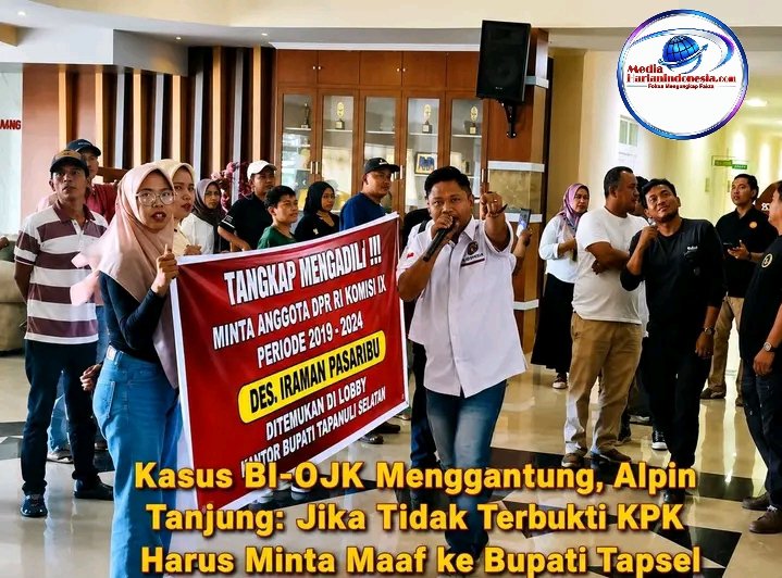 Kasus Dugaan Aliran Dana CSR Bank Indonesia dan Ojk Menyeret Nama Bupati Tapanuli Selatan Gus Irawan Pasaribu Kembali Menjadi soratan Publik