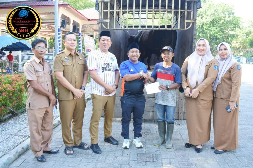 Jelang Idul Adha 1447 H Pemko Sibolga Terima Sapi Kurban Presiden Prabowo, Disalurkan Untuk Jamaah Mesjid Budi Sehati Sibolga