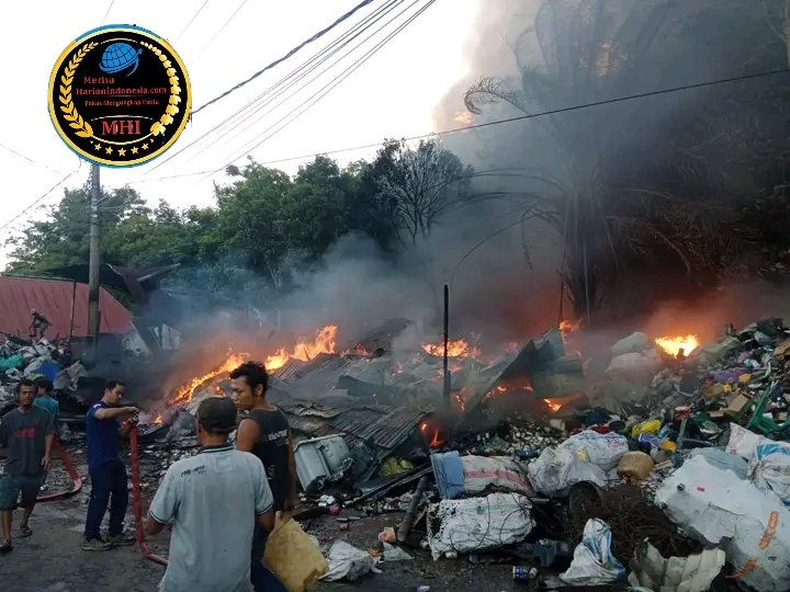 Polres Padangsidimpuan Selidiki Penyebab Kebakaran di Kelurahan Bonan Dolok, Kerugian Capai Rp 200 Juta
