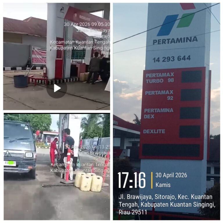 Diduga Terorganisir, Pelangsiran BBM di SPBU Sitorajo Kari Disinyalir Suplai Tambang Emas Ilegal