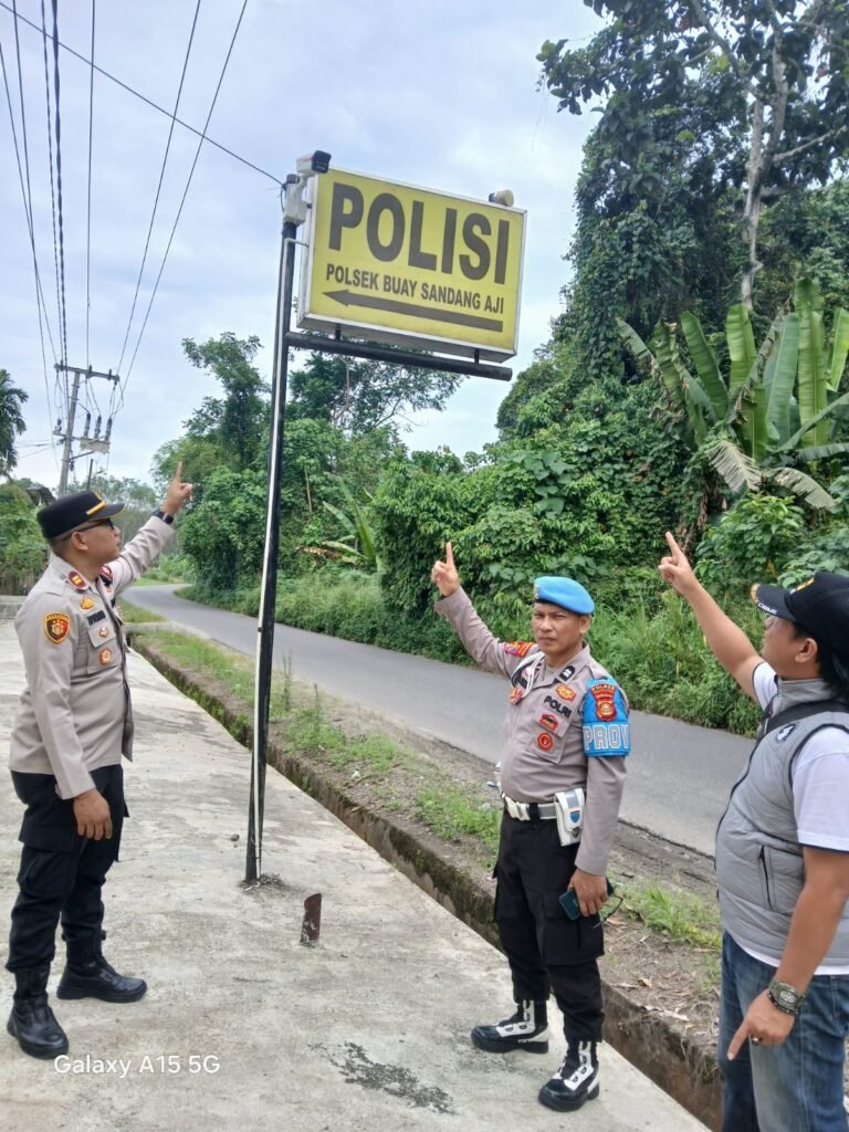 Sigap Jaga Kamtibmas, Polsek Buay Sandang Aji Pasang 7 CCTV Live YouTube di Jalur Vital OKU Selatan