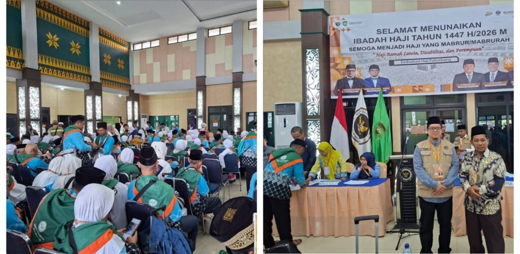 Haru dan Khidmat: 200-an JCH OKU Selatan Tiba di Asrama Haji, Bersiap Penuhi Panggilan Tanah Suci