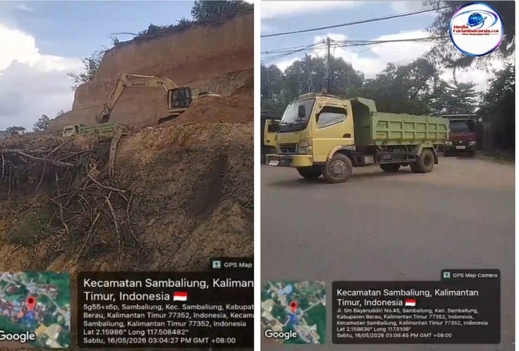 Diduga Galian C di Sambaliung Beroperasi Terang-terangan Warga Desa Polda kaltim dan