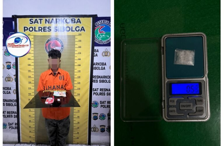 Gerak Cepat Satresnarkoba Polres Sibolga Berhasil Ungkap Kasus Narkotika Jenis Sabu