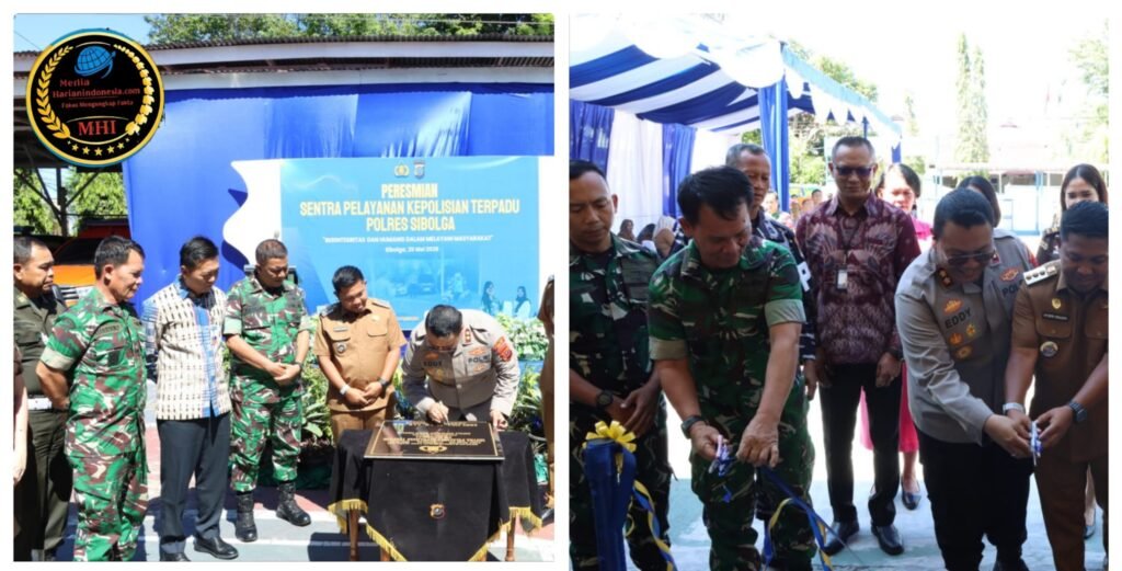 Resmikan Gedung Sentral Pelayanan Kepolisian Terpadu, Polres Sibolga Tegaskan Komitmen Pelayanan Prima Untuk Masyarakat